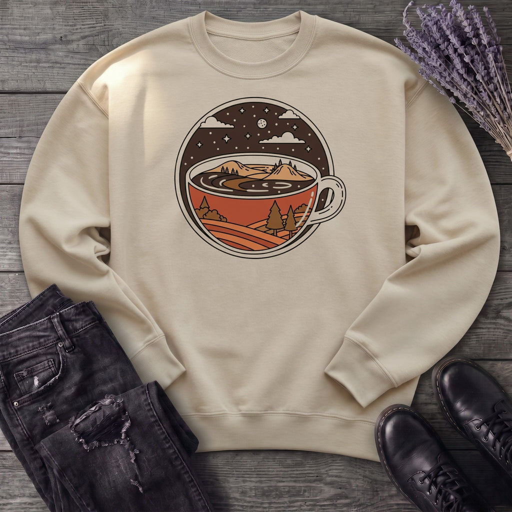 Coffee Landscape Sweatshirt