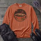 Coffee Landscape Long Sleeve T-Shirt