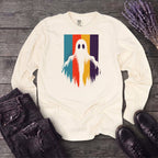 Ghost Stripe Silhouette Long Sleeve T-Shirt
