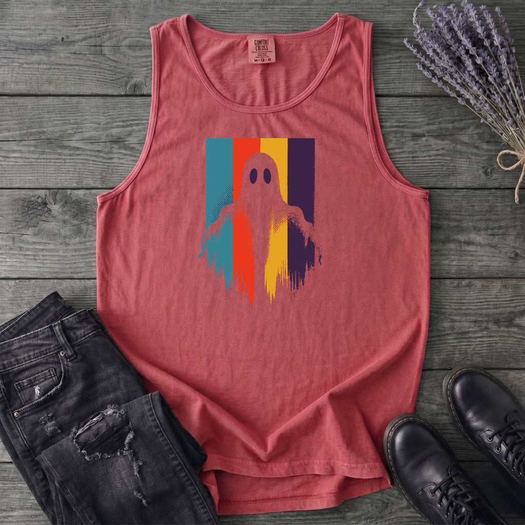 Ghost Stripe Silhouette Tank Top