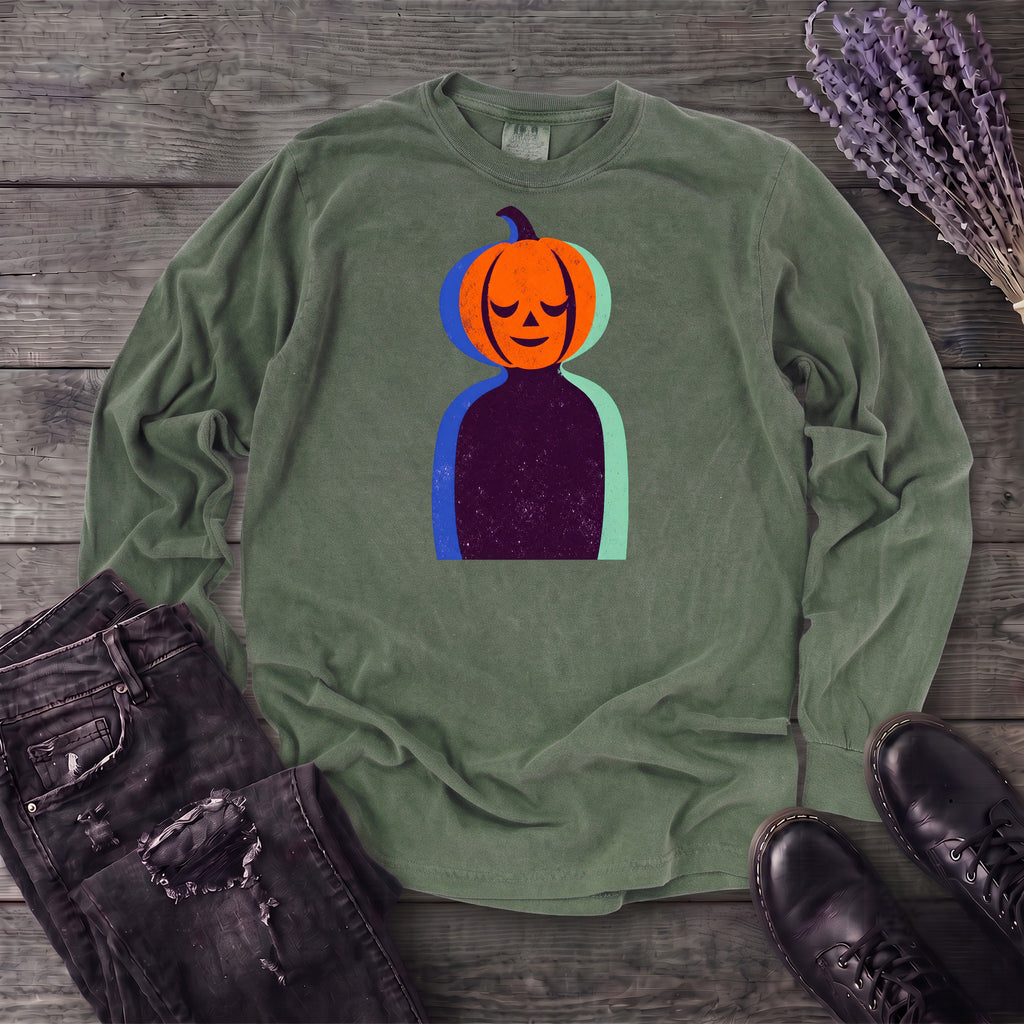 Serene Pumpkin Long Sleeve T-Shirt