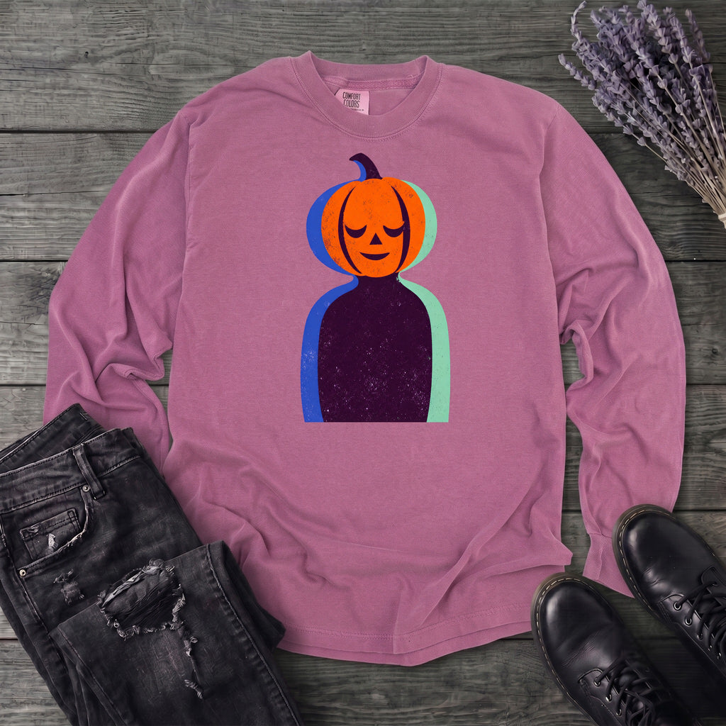 Serene Pumpkin Long Sleeve T-Shirt