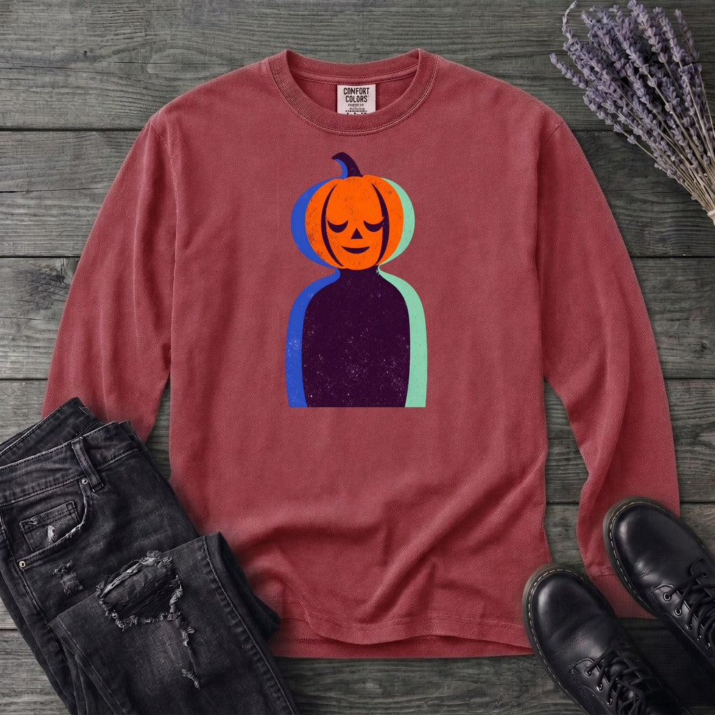 Serene Pumpkin Long Sleeve T-Shirt