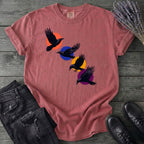 Crows In Flight T-Shirt