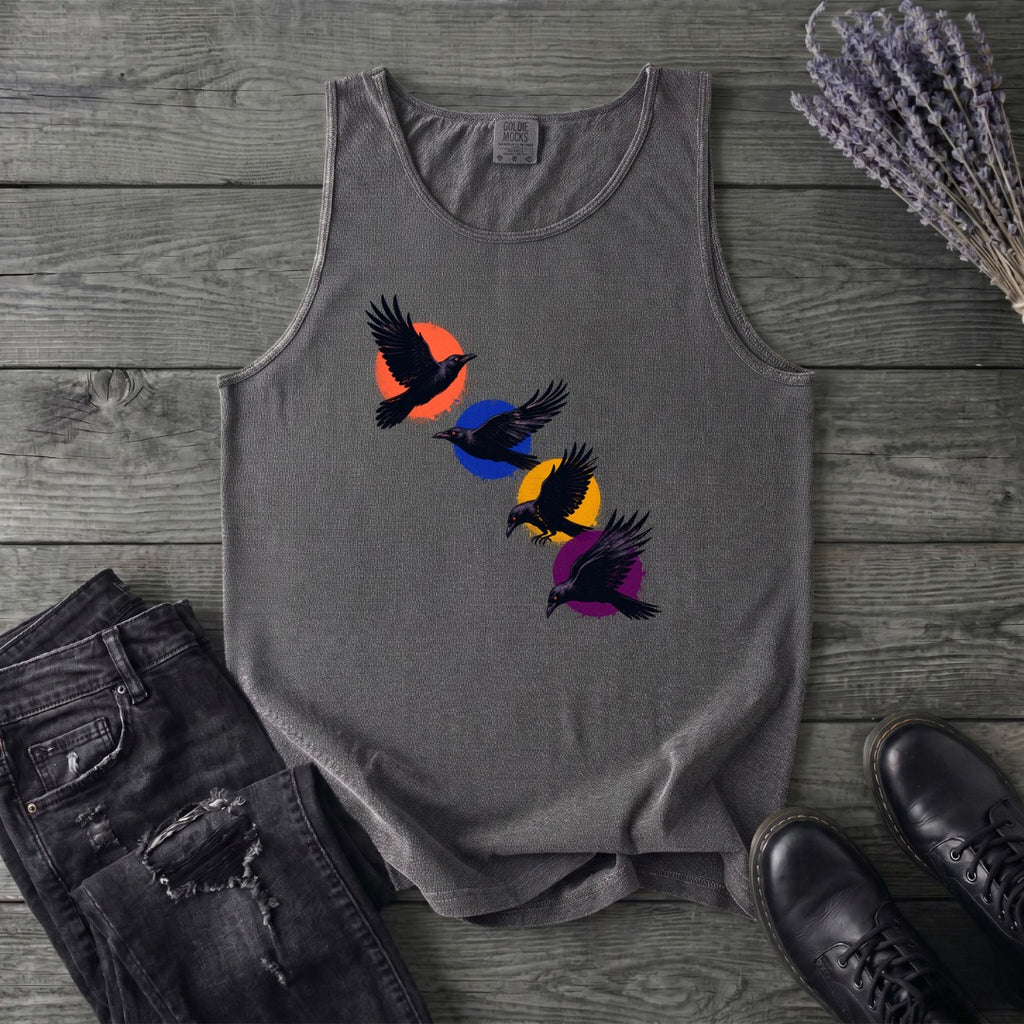 Crows In Flight Tank Top