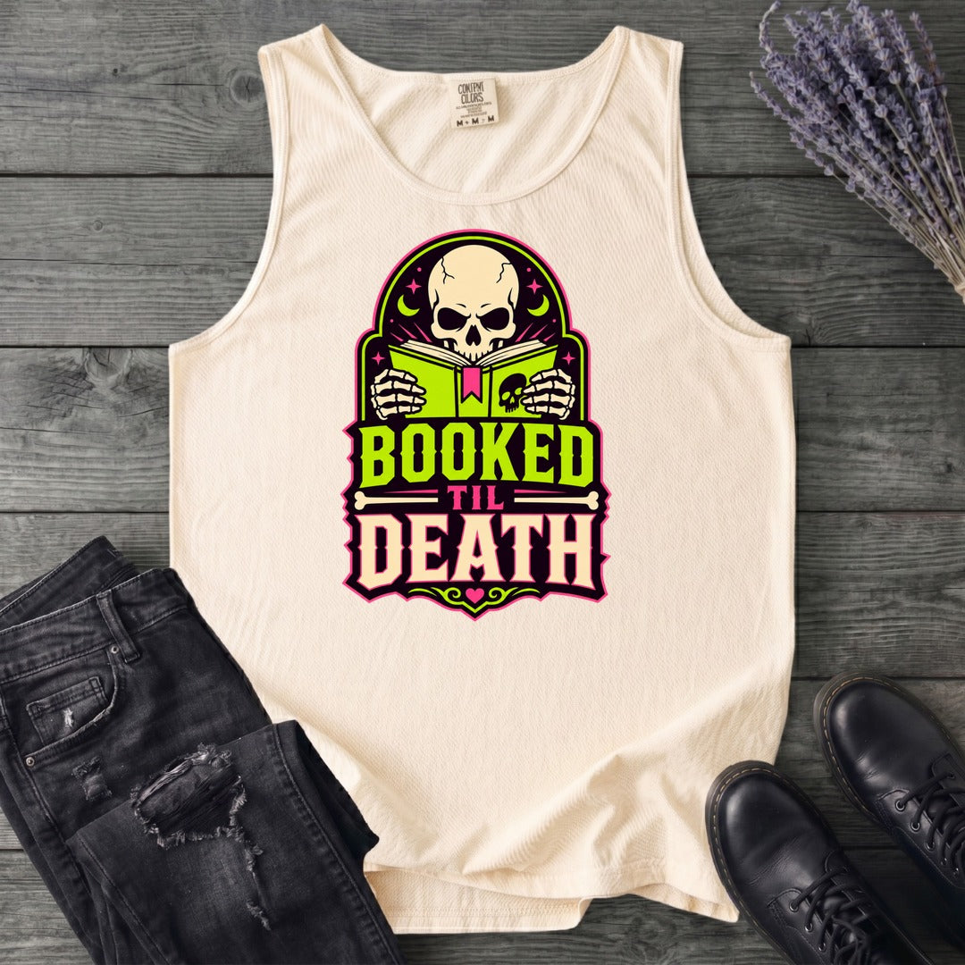 Booked Til Death Tank Top