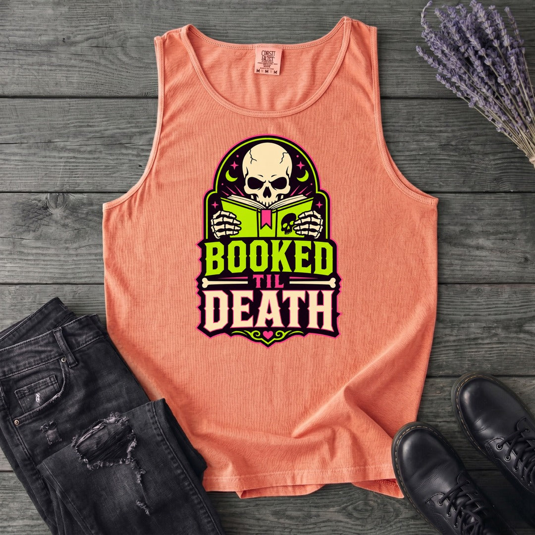 Booked Til Death Tank Top