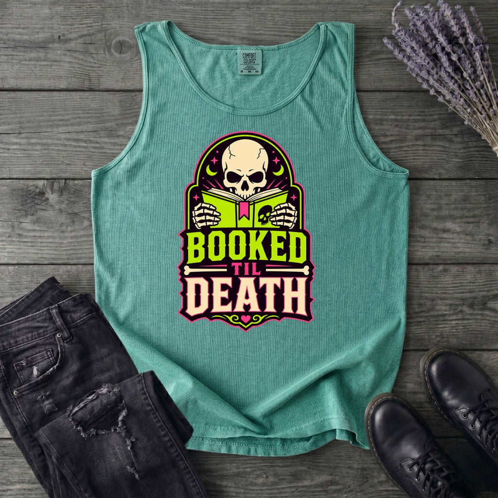 Booked Til Death Tank Top