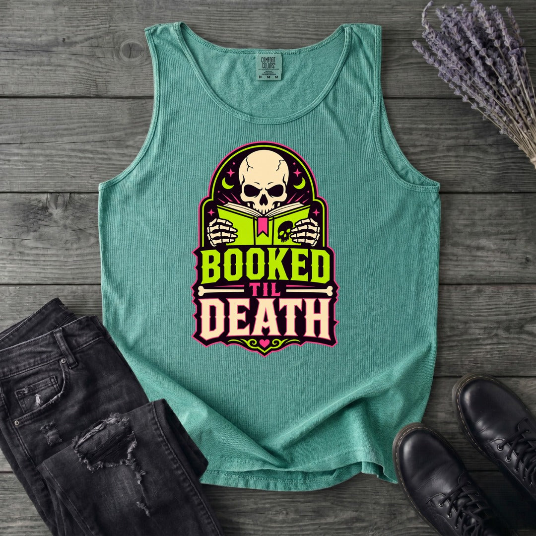 Booked Til Death Tank Top