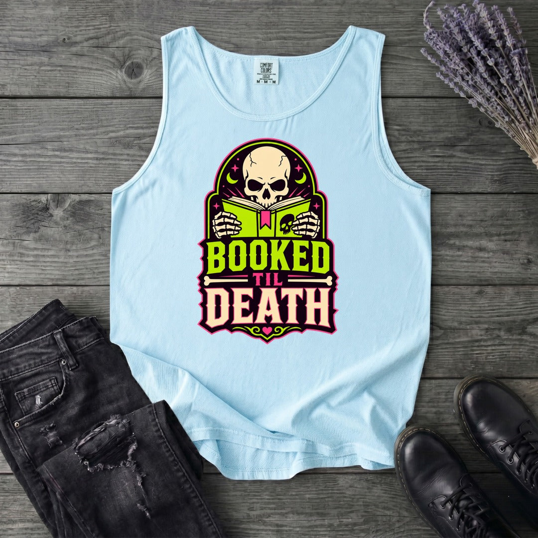 Booked Til Death Tank Top