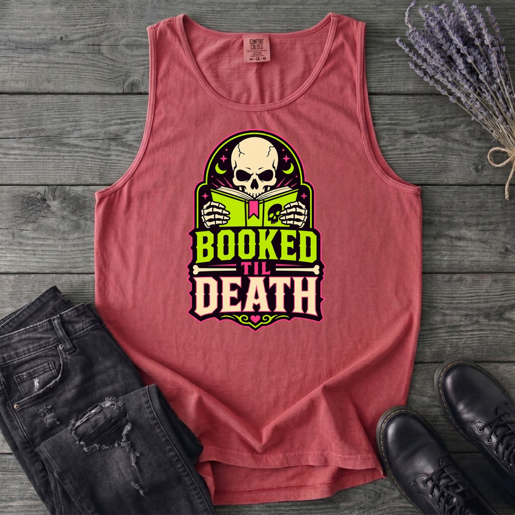 Booked Til Death Tank Top