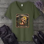 Compassion Goat V-Neck T-Shirt
