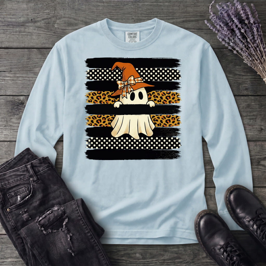Boutique Witchy Ghost Long Sleeve T-Shirt
