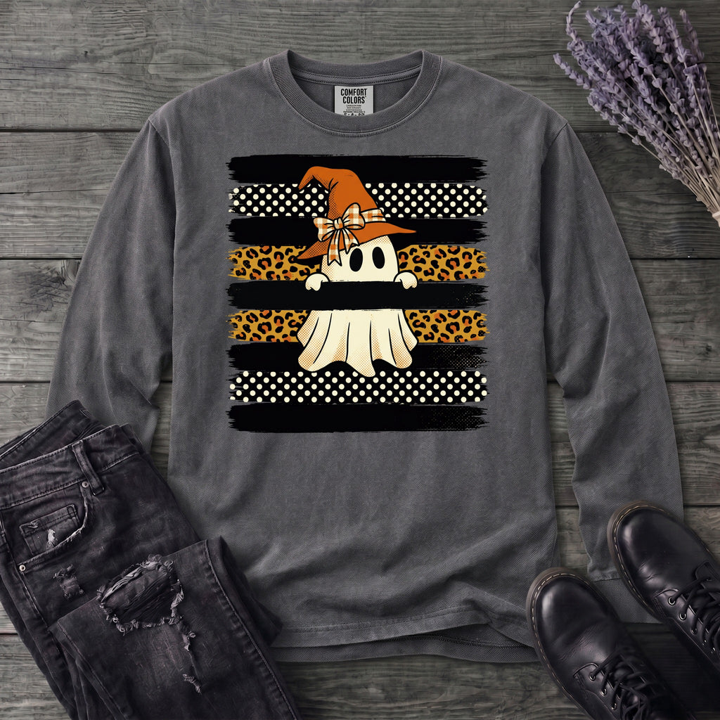 Boutique Witchy Ghost Long Sleeve T-Shirt