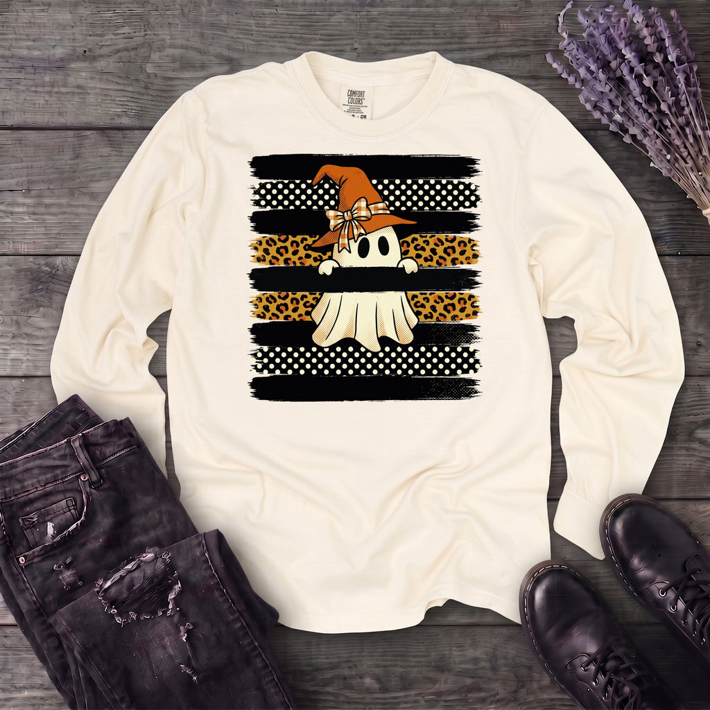 Boutique Witchy Ghost Long Sleeve T-Shirt