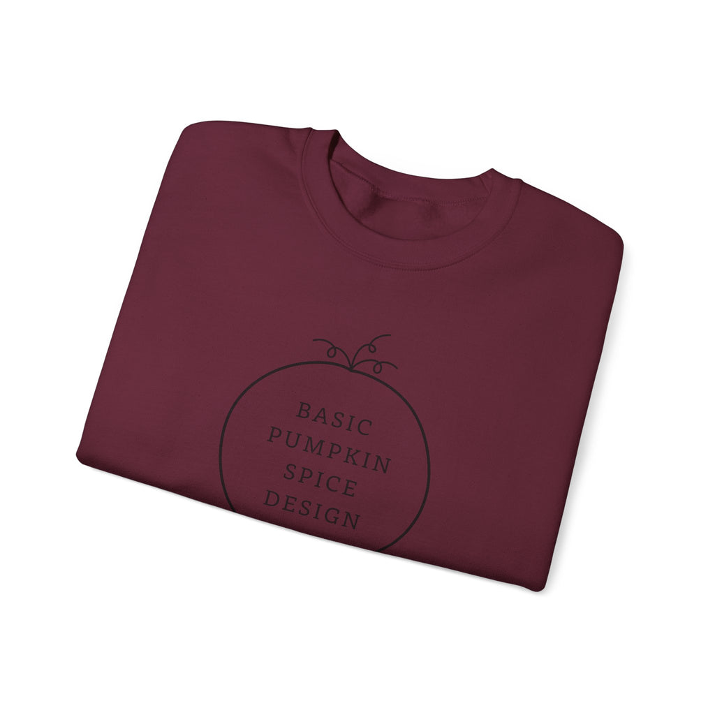 Basic Pumpkin Spice Design Sweatshirt