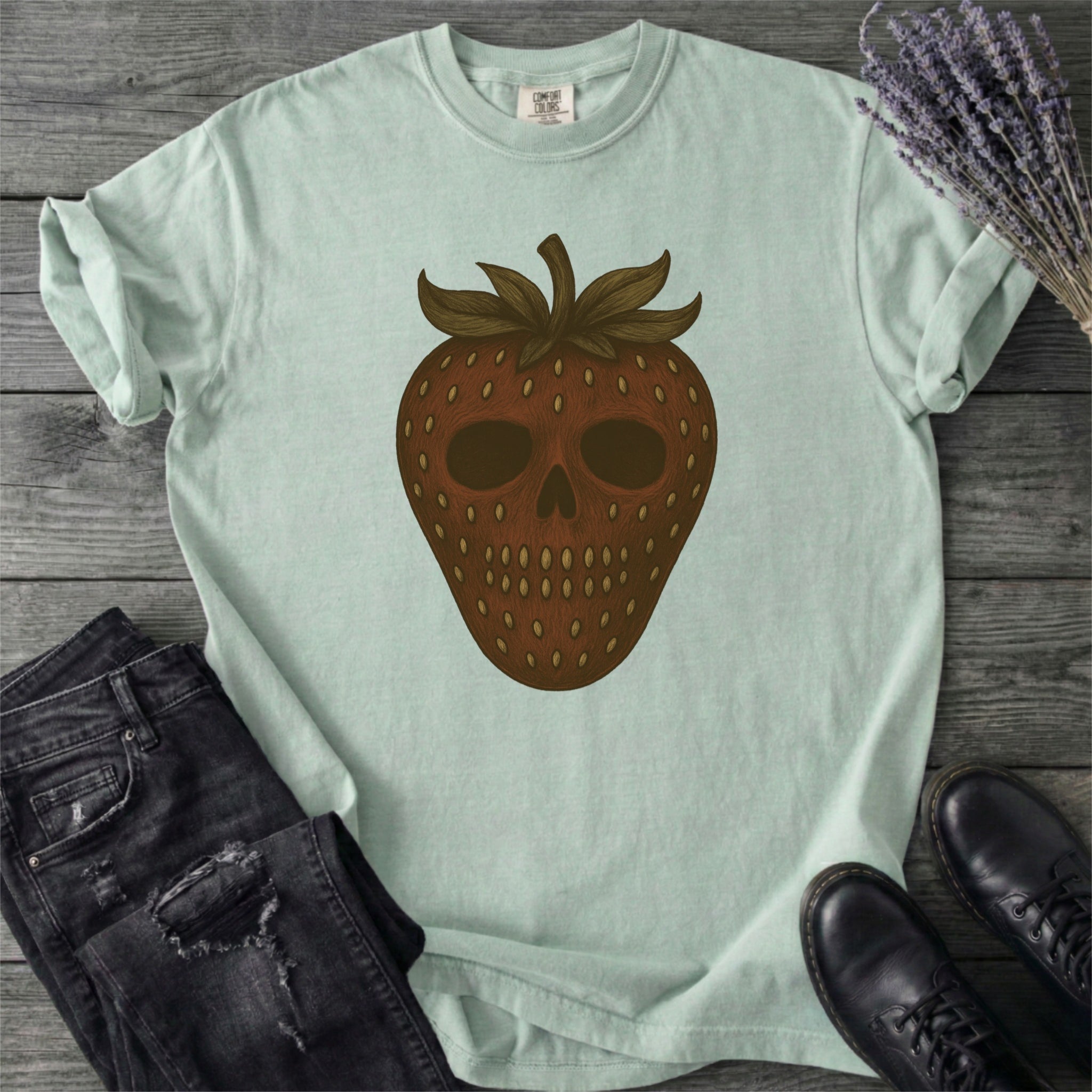 Strawberry Skull T-Shirt