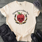 Knowledge Is A Bitter Fruit Apple Skull T-Shirt