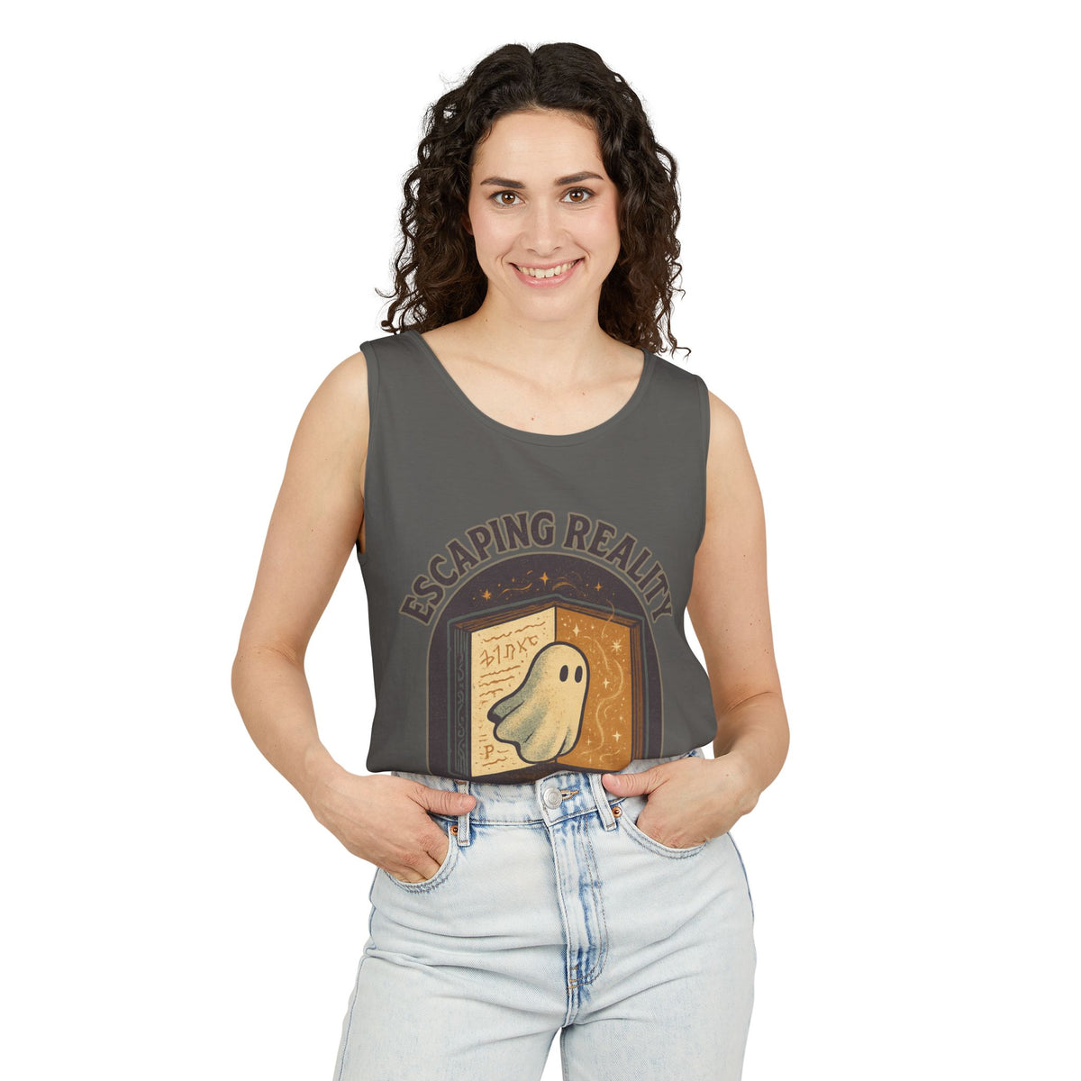 Escaping Reality One Page At A Time Tank Top