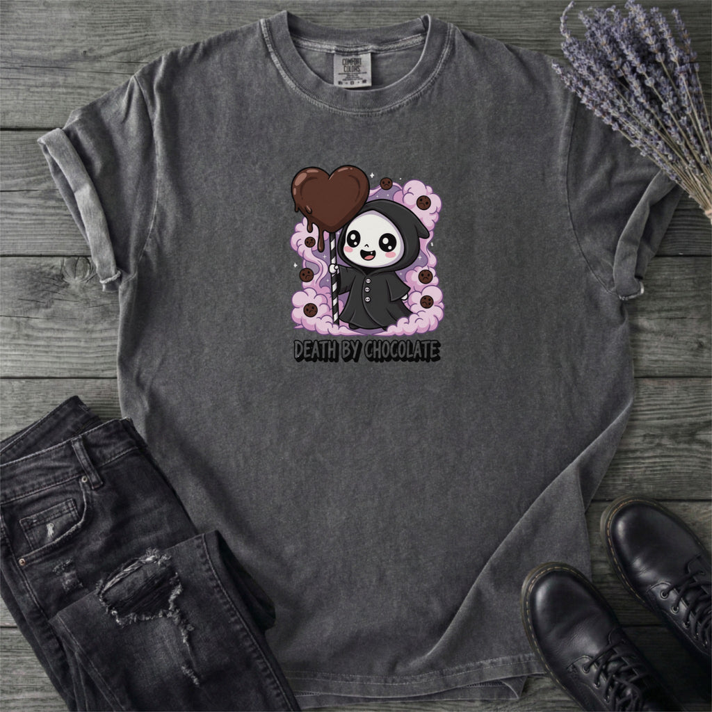 Grim Reaper Death By Chocolate T-Shirt