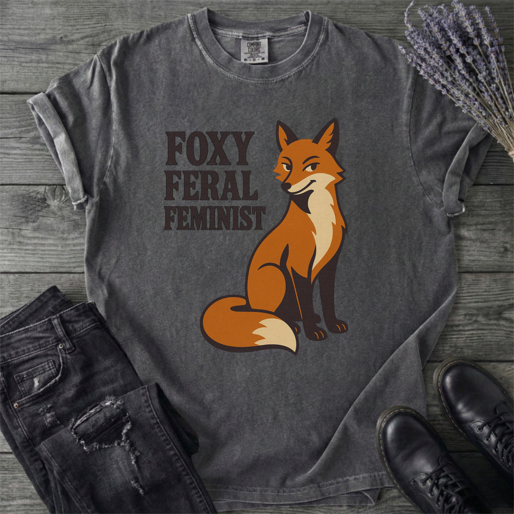 Foxy Feral Feminist T-Shirt
