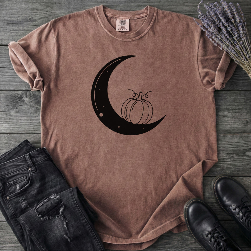 Moon And Pumpkin T-Shirt