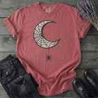 Spiderweb Crescent Moon T-Shirt