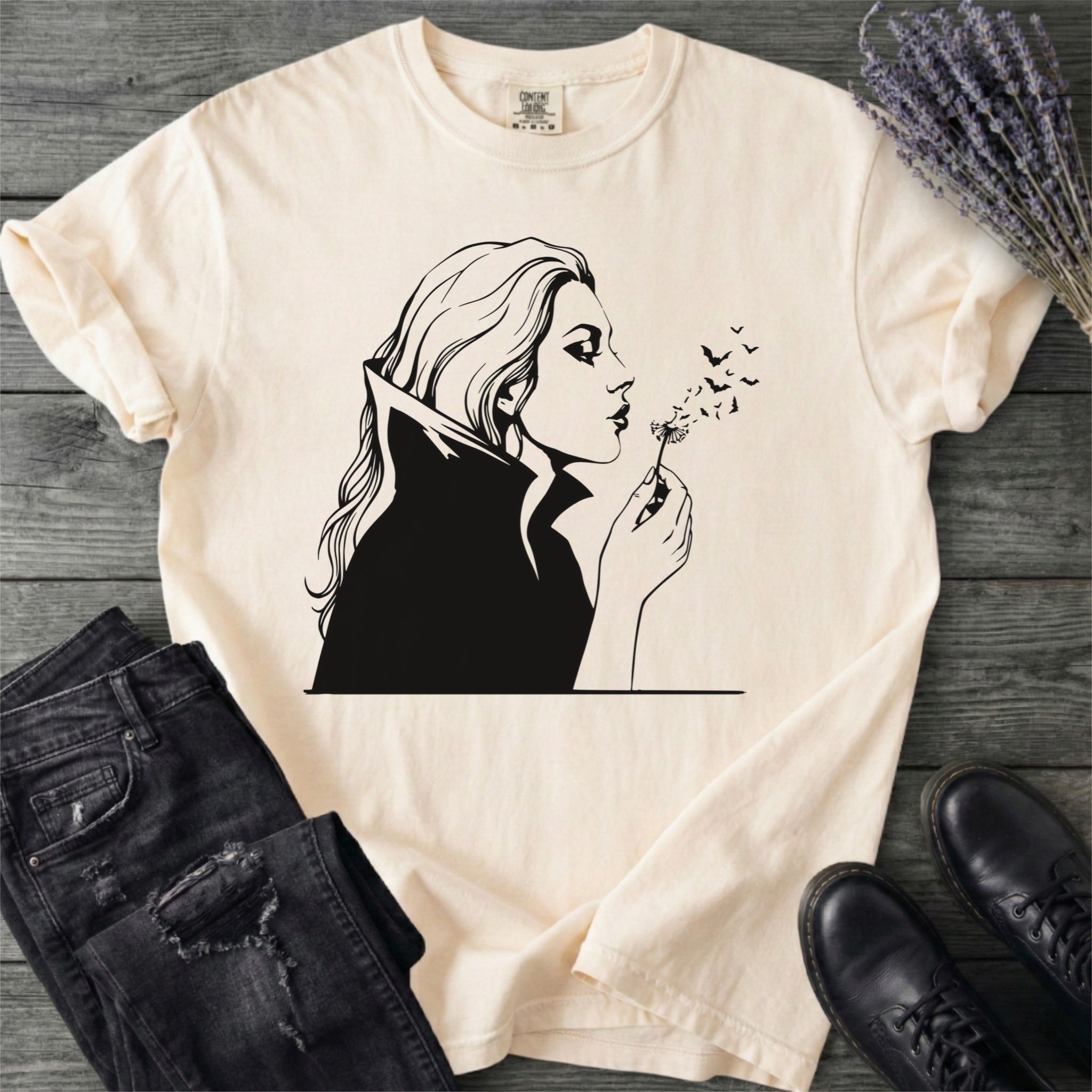 Dandelion Bats Silhouette T-Shirt