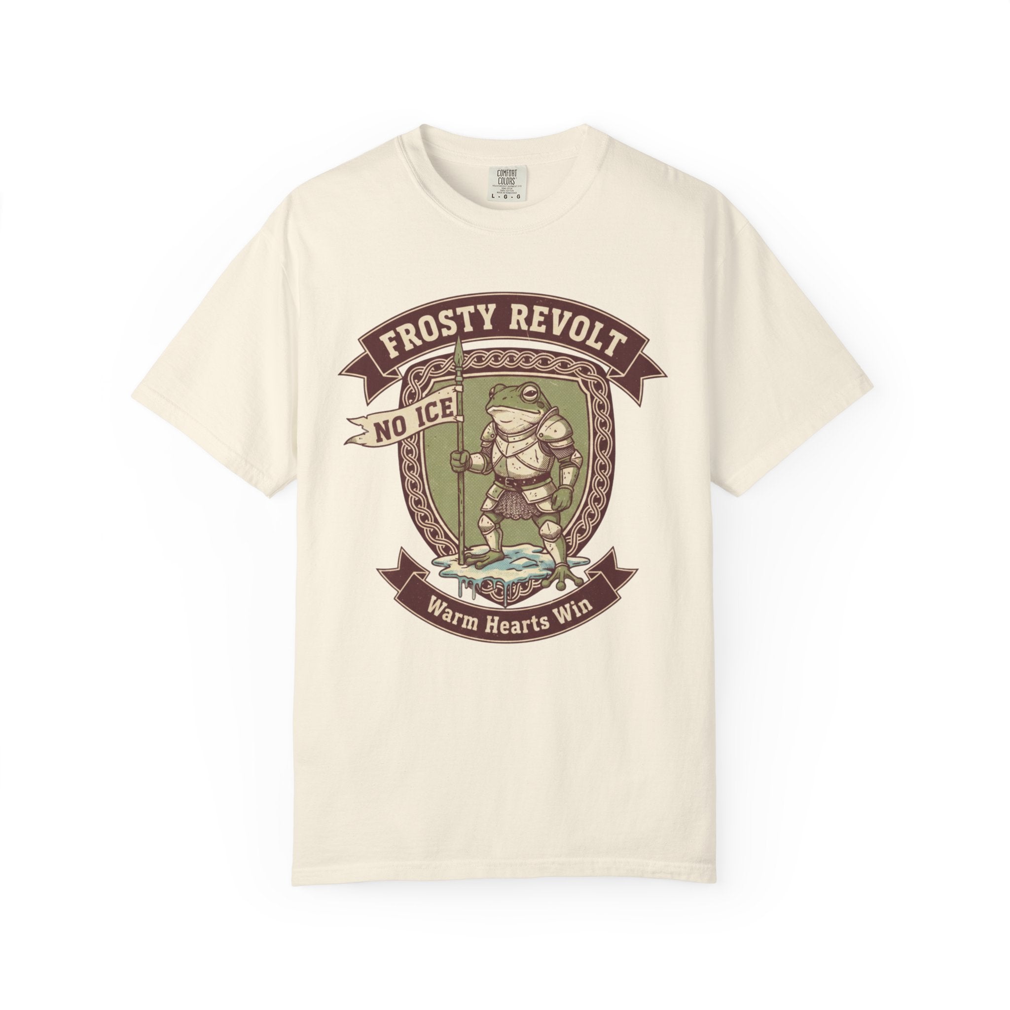 Medieval Frog Knight Protest T-Shirt