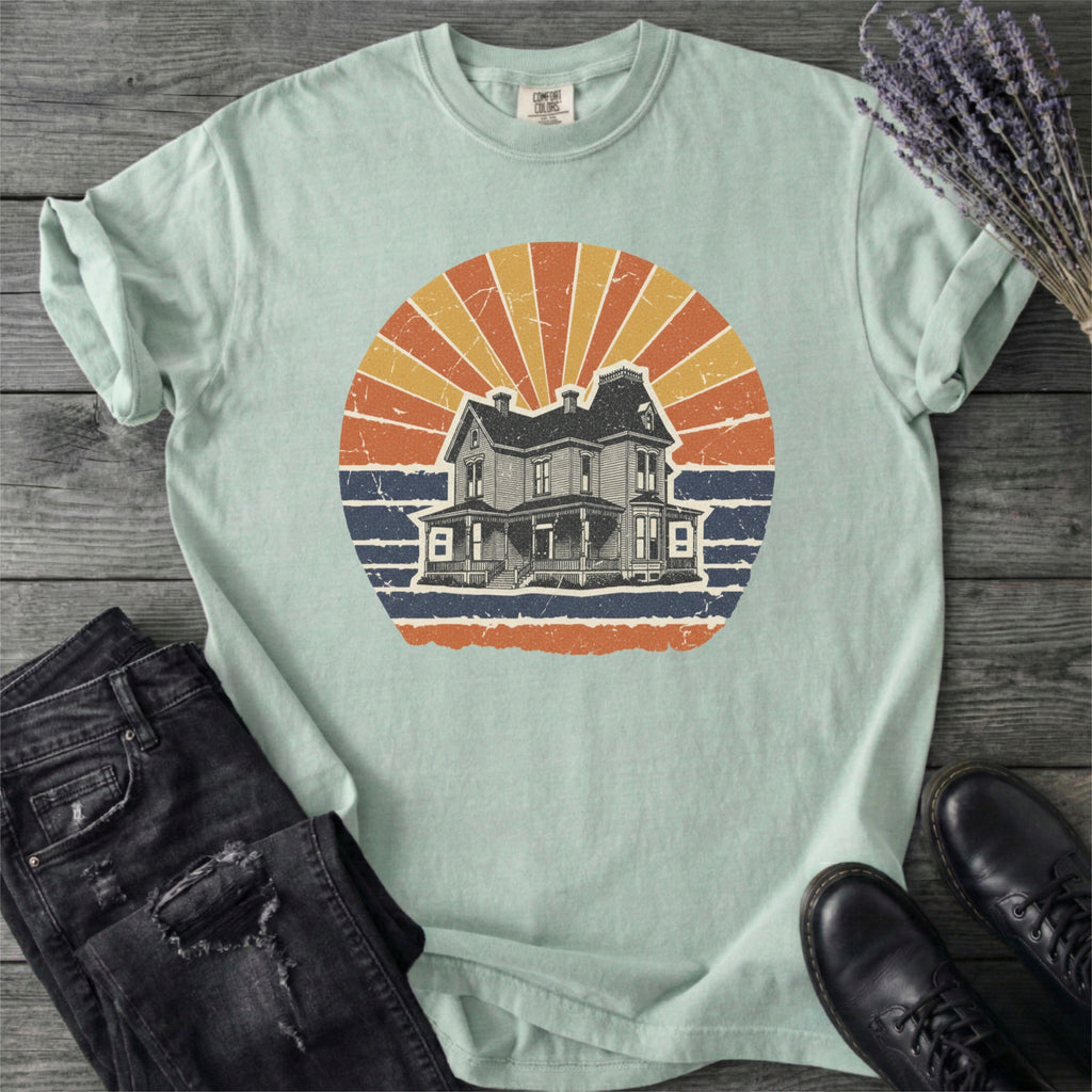 Grunge Haunted House T-Shirt