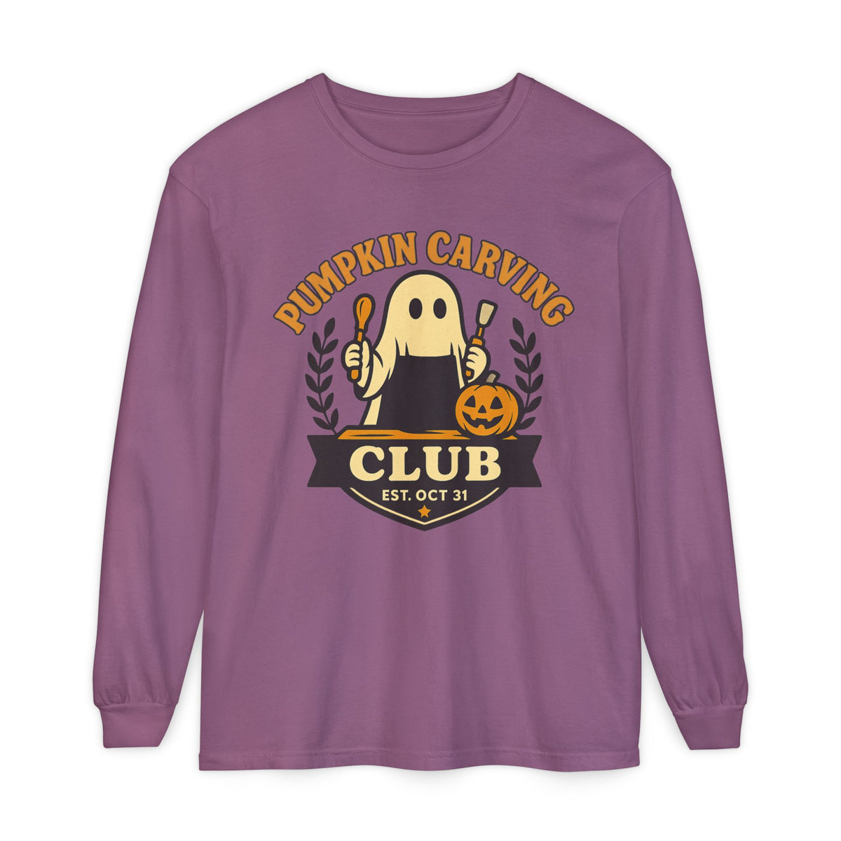 Pumpkin Carving Club Long Sleeve T-Shirt