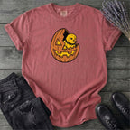 Jack-O-Lantern Egg Punk Chick T-Shirt