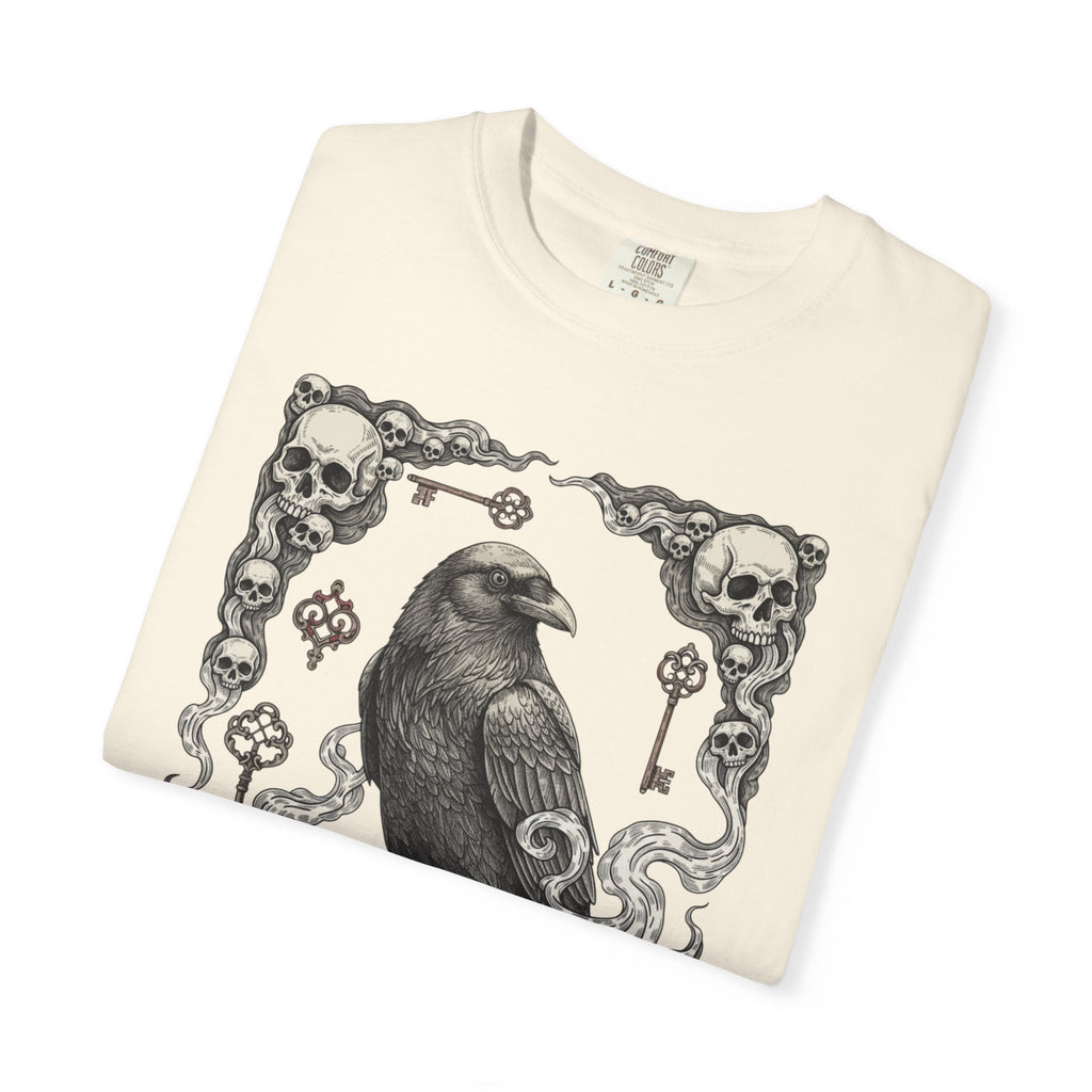 Raven Skull Card T-Shirt
