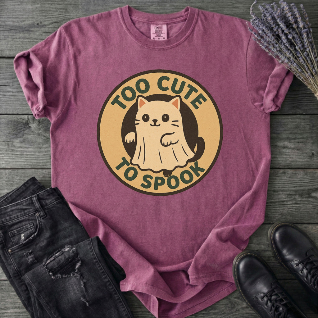Too Cute To Spook Cat T-Shirt