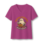 Carving Pumpkins Evolved V-Neck T-Shirt