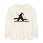 Ink Splatter Grunge Witch Long Sleeve T-Shirt
