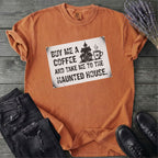 Coffee & Haunted House T-Shirt