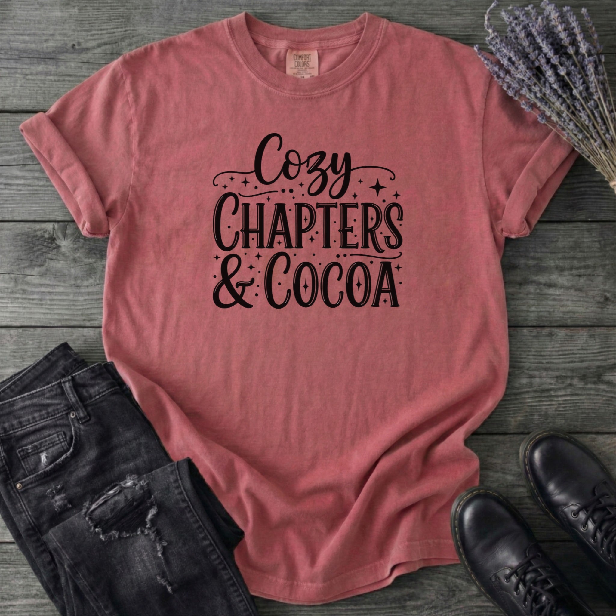 Cozy Chapters & Cocoa T-Shirt