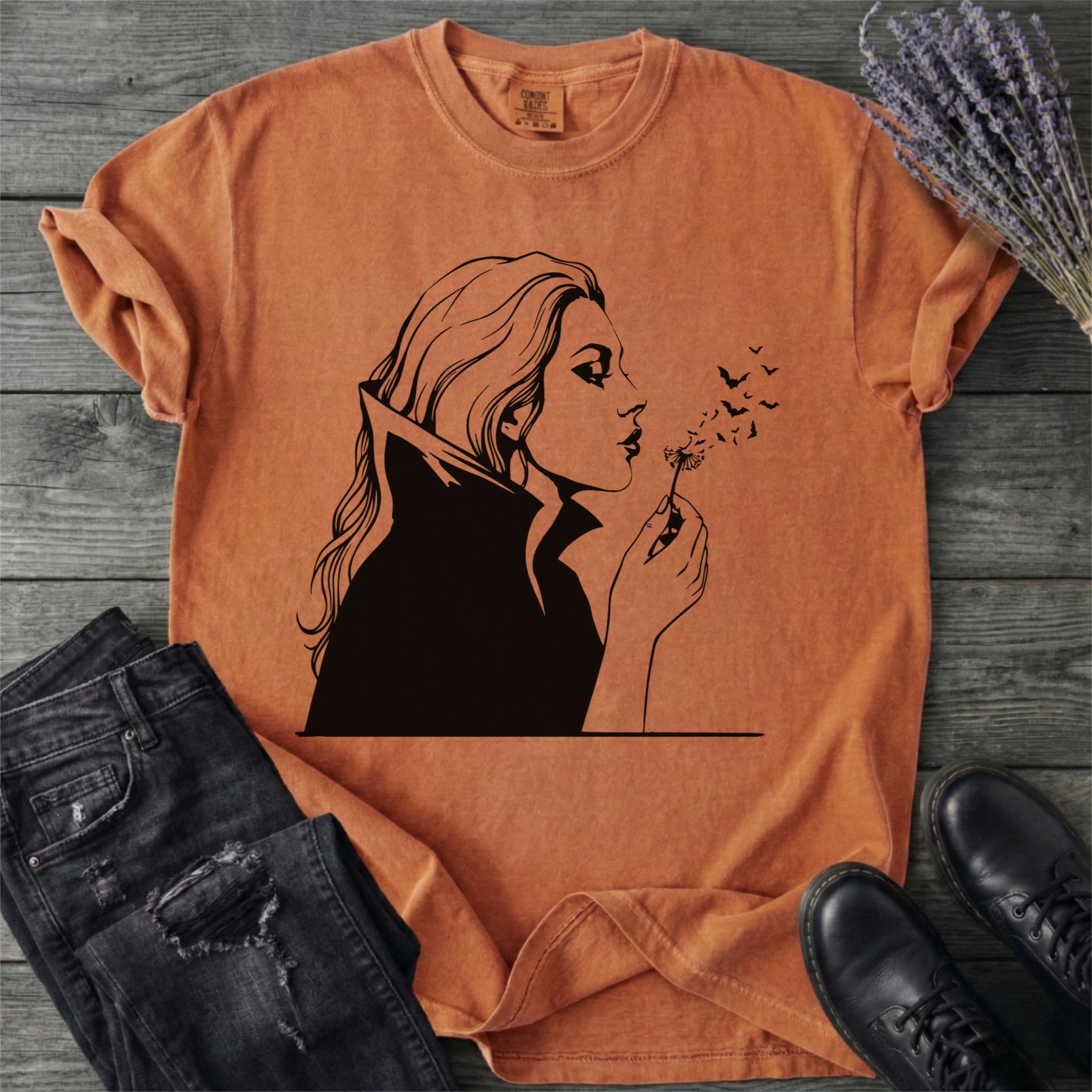 Dandelion Bats Silhouette T-Shirt