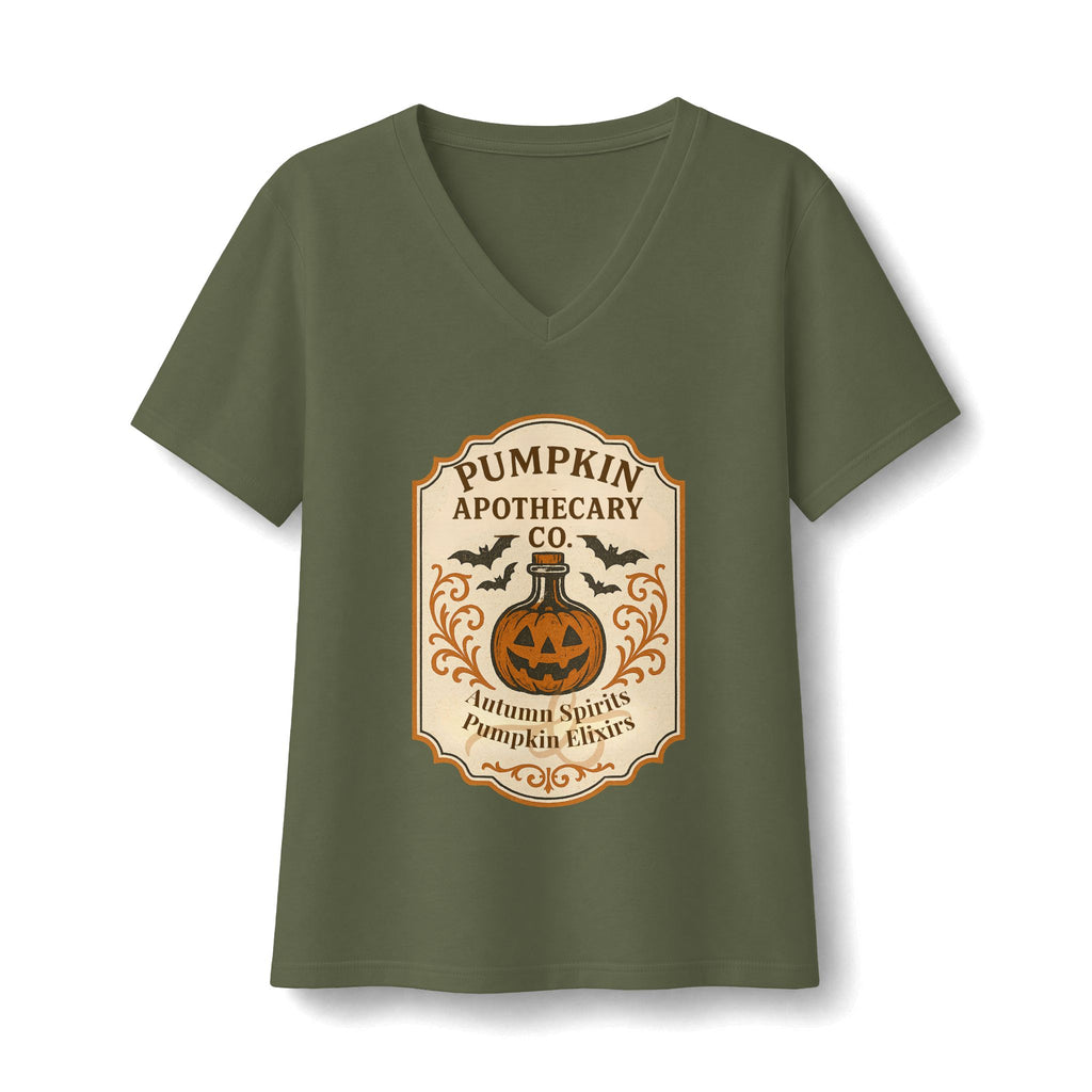 Pumpkin Apothecary Co V-Neck T-Shirt