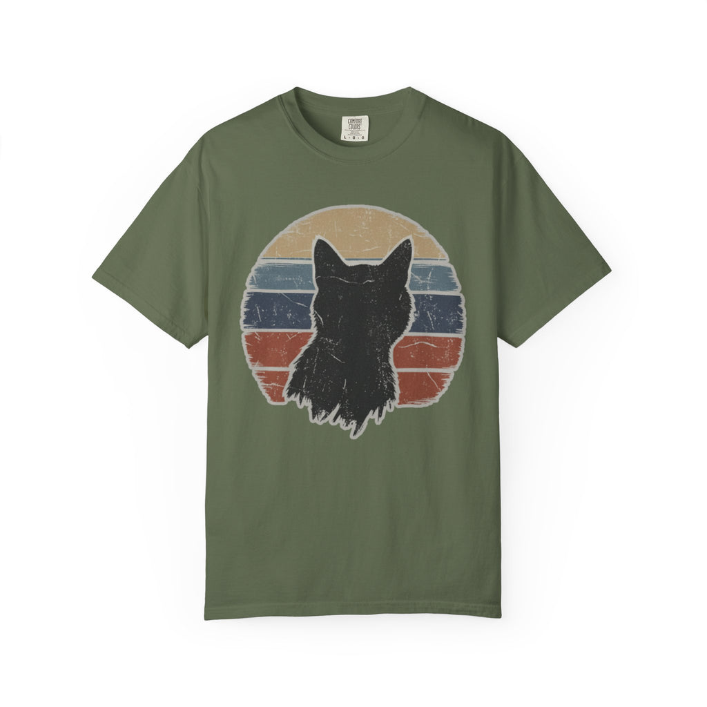 Black Cat Sunset T-Shirt