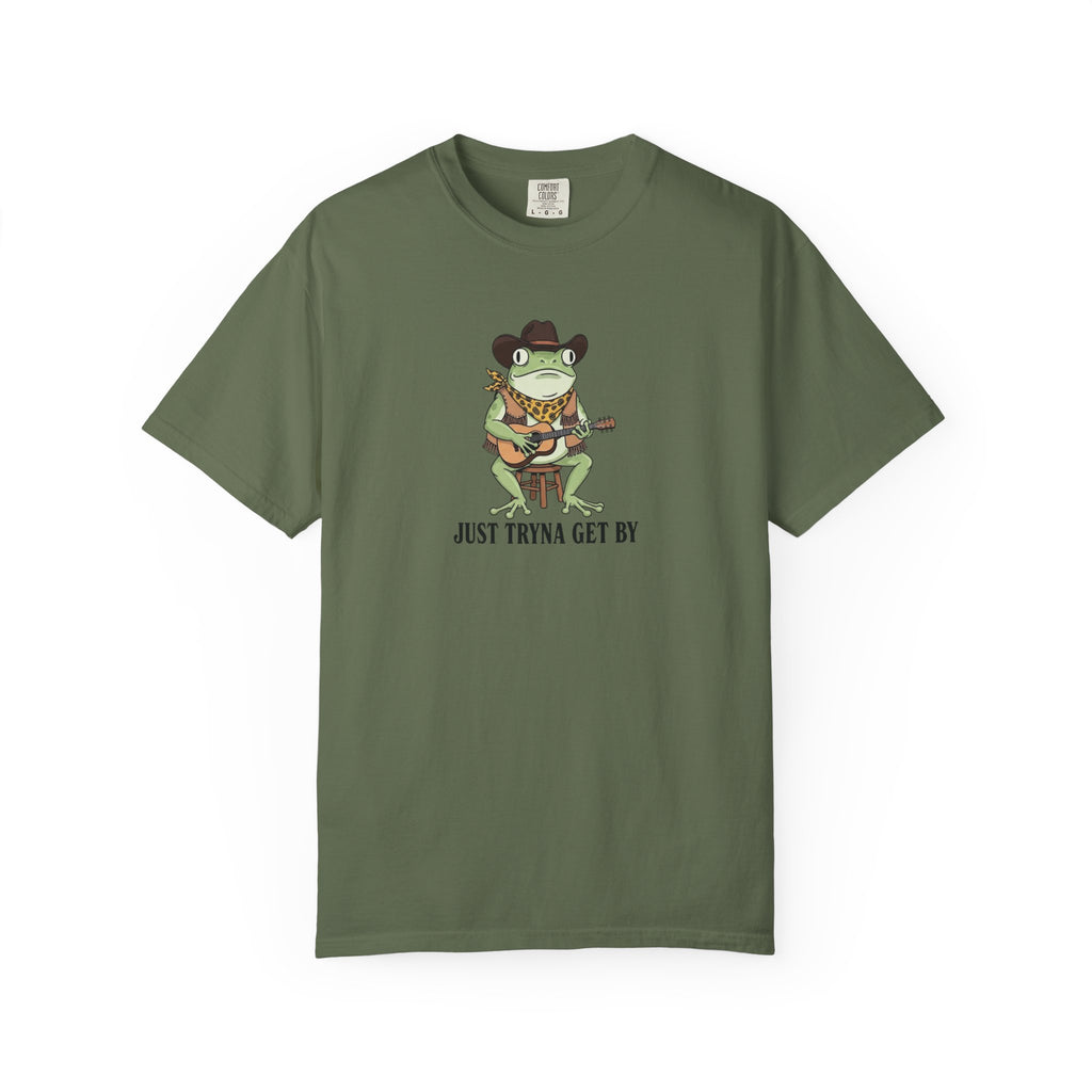 Cowboy Frog Guitar T-Shirt