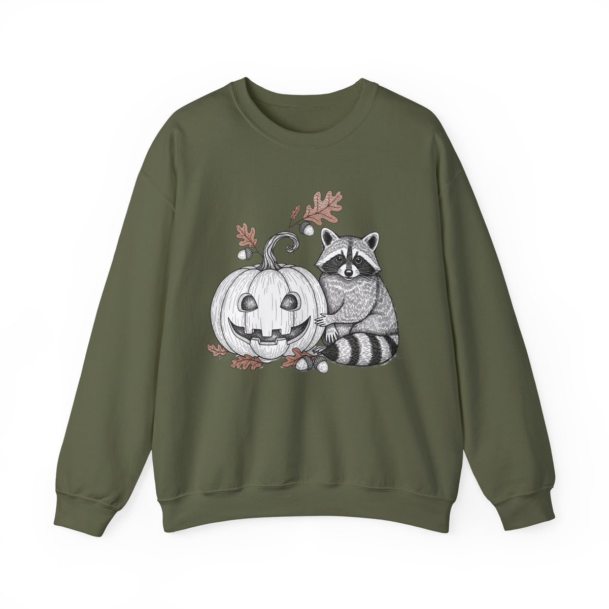 Raccoon And Pumpkin Sweatshirt