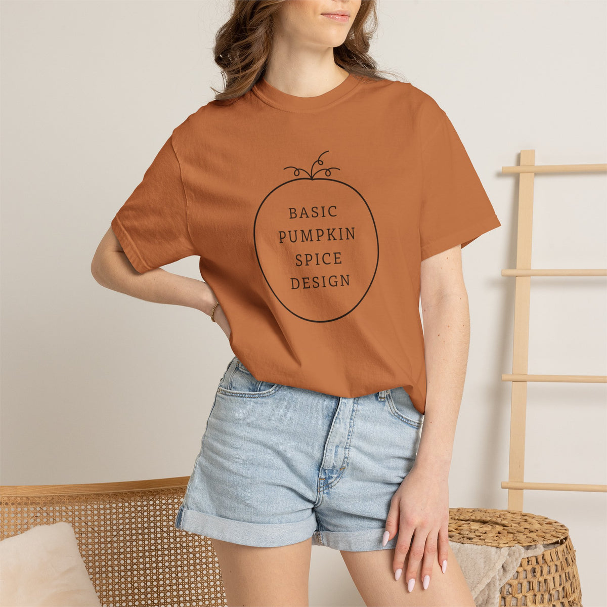 Basic Pumpkin Spice Design T-Shirt