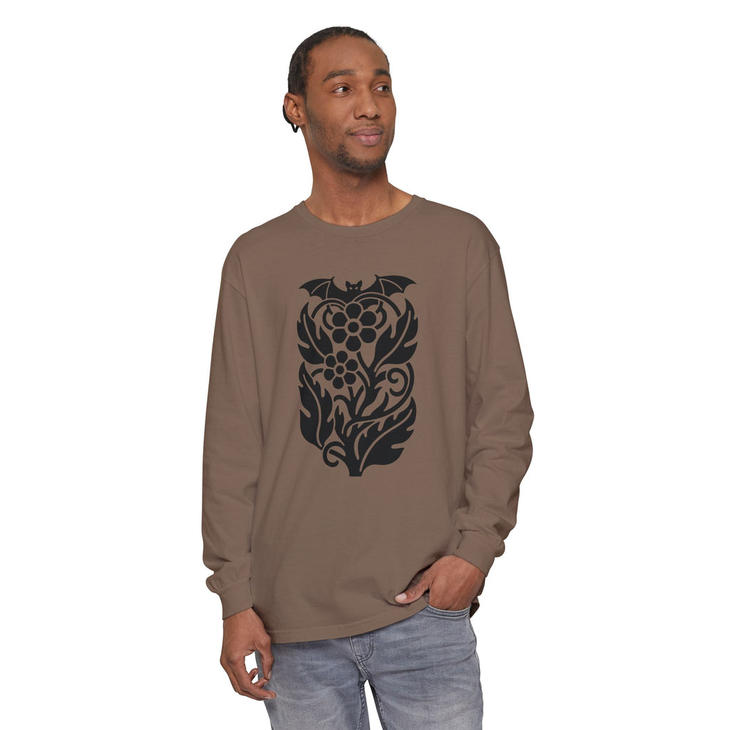 bat night garden Long Sleeve T-Shirt