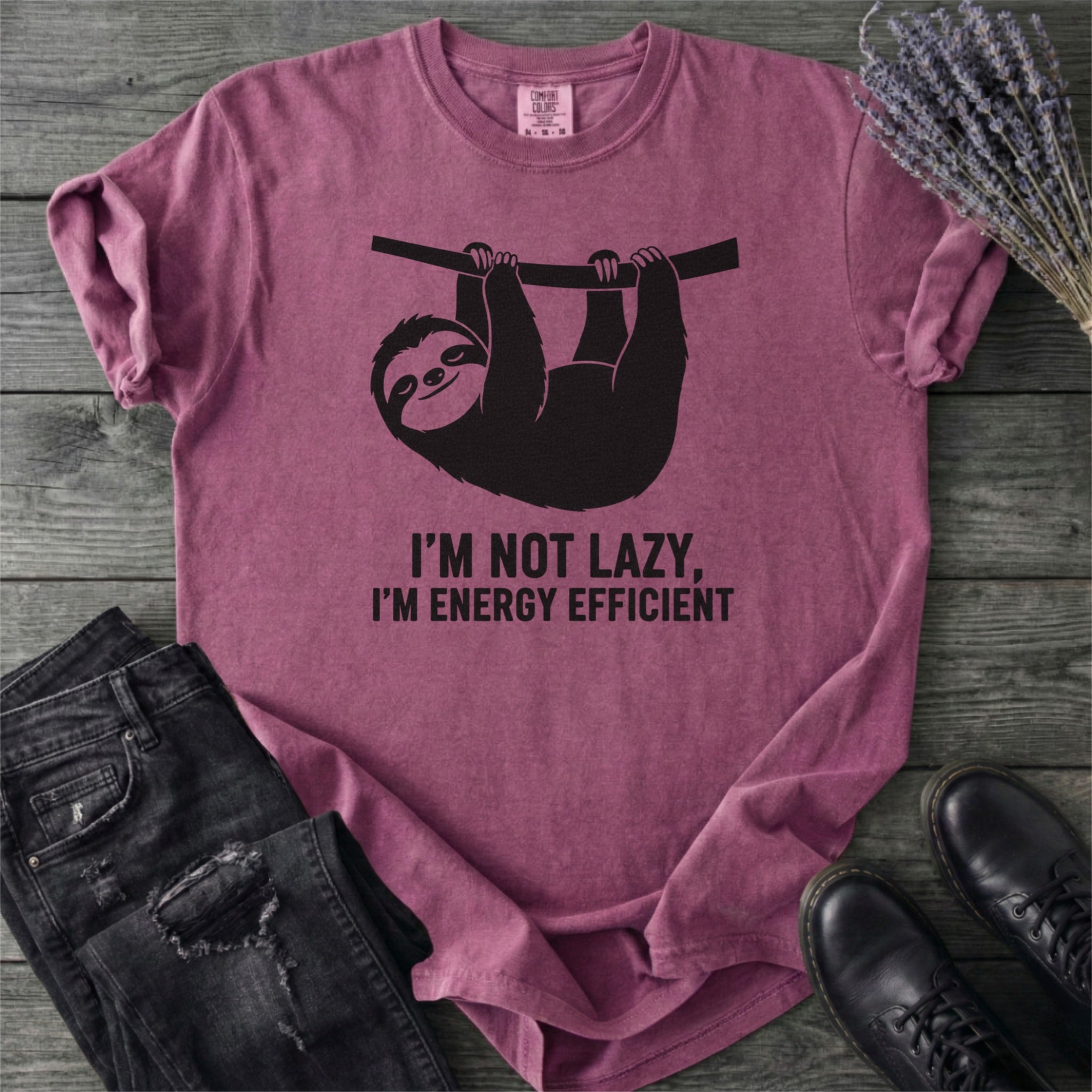 Im Not Lazy Im Energy Efficient T-Shirt