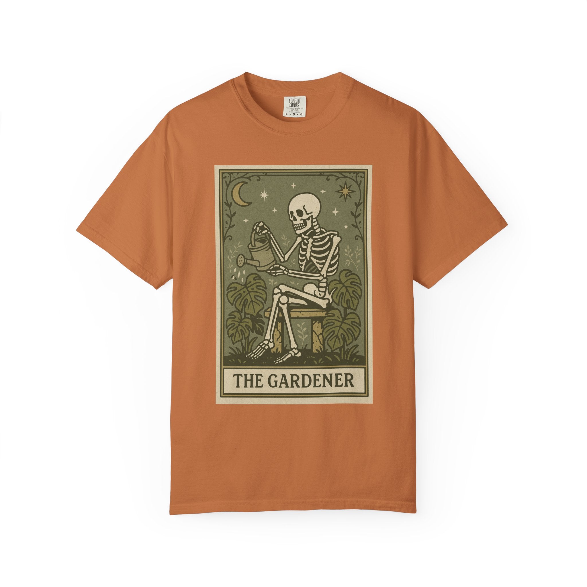 The Gardener Tarot Skeleton T-Shirt