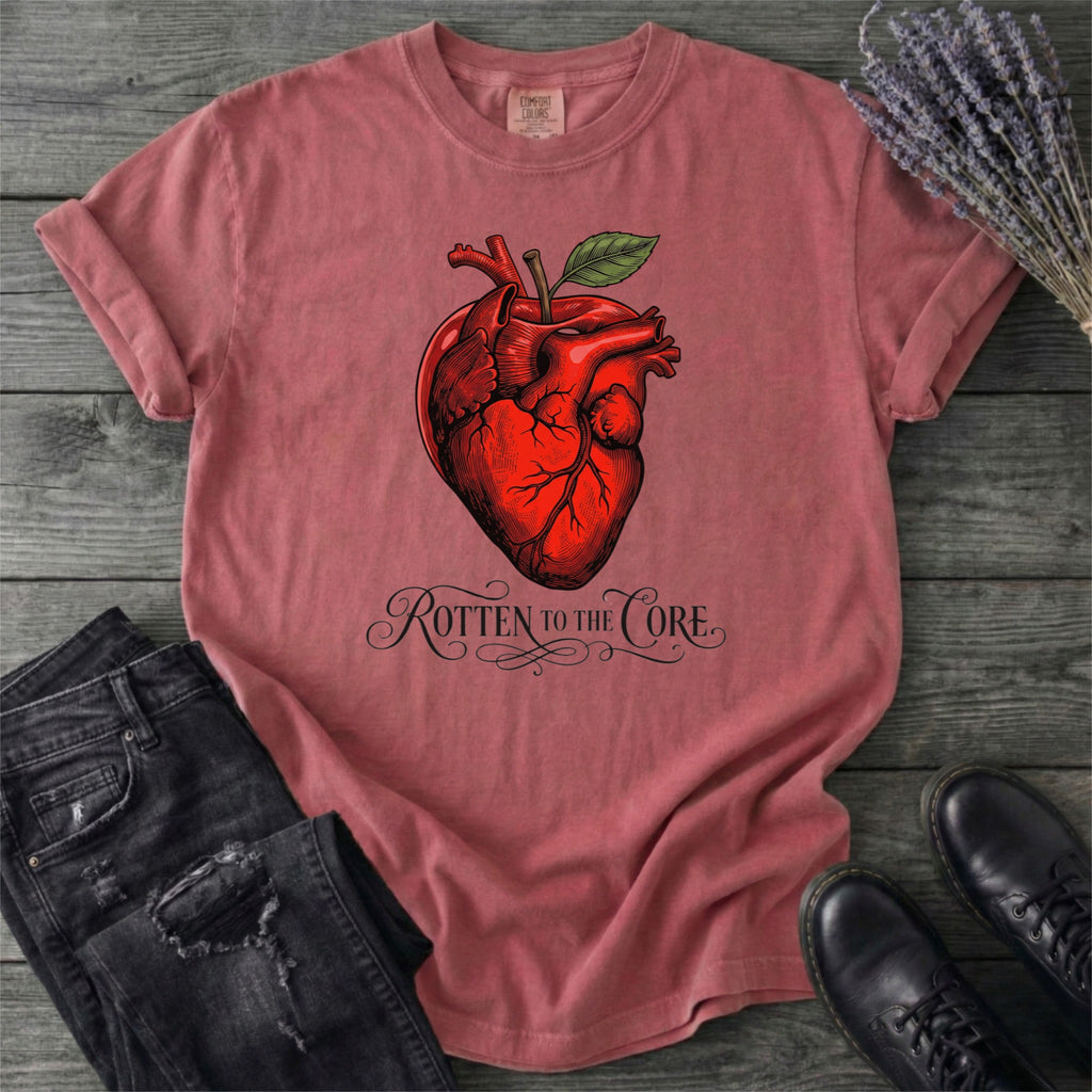 Rotten To The Core Anatomical Apple T-Shirt