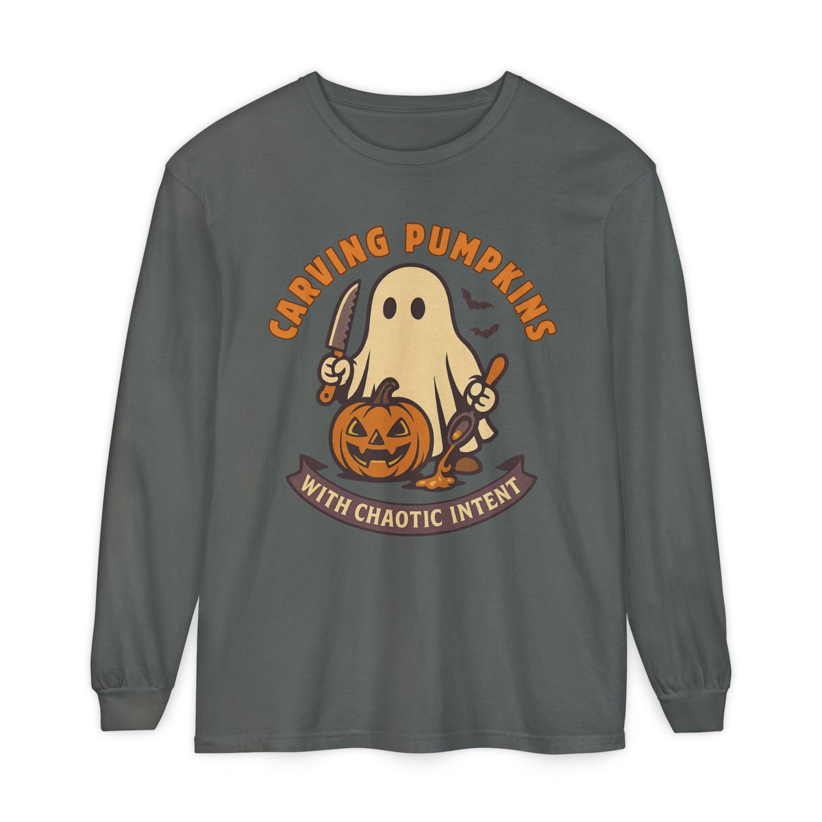 Carving Pumpkins Chaotic Long Sleeve T-Shirt