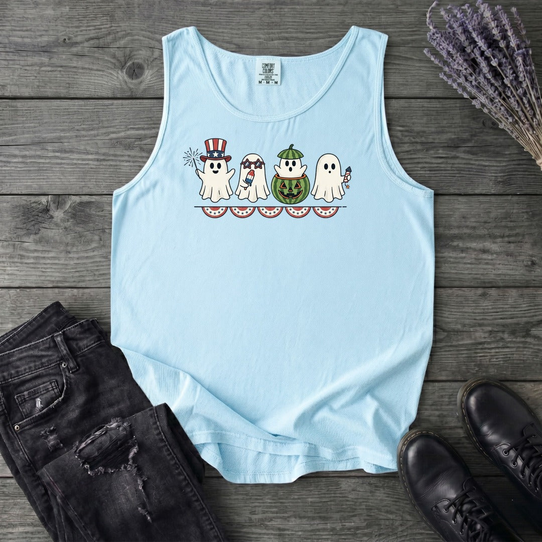 July 4th Ghosts Tank Top